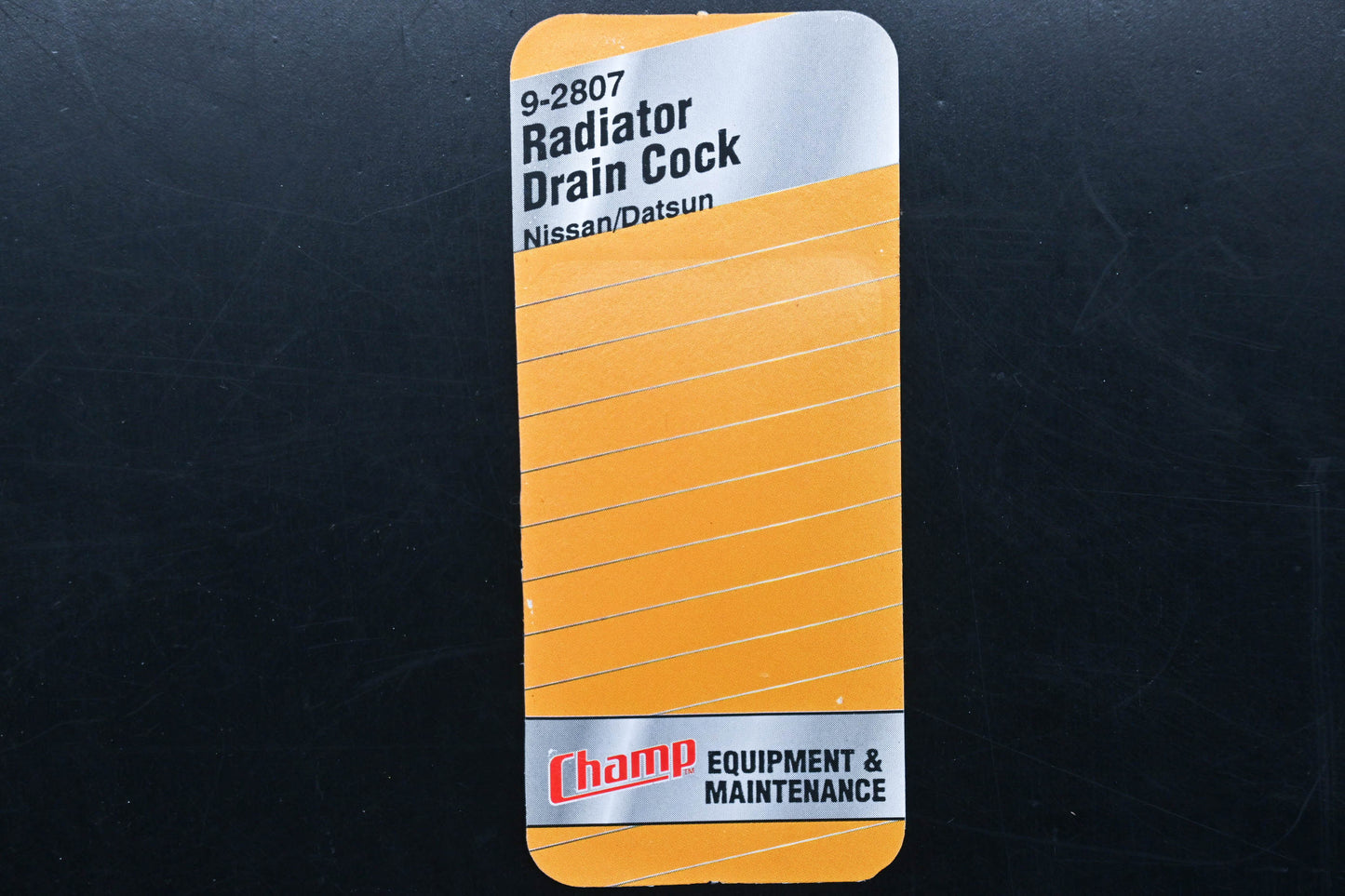 Champ 9-2807 Radiator Drain Cock NOS