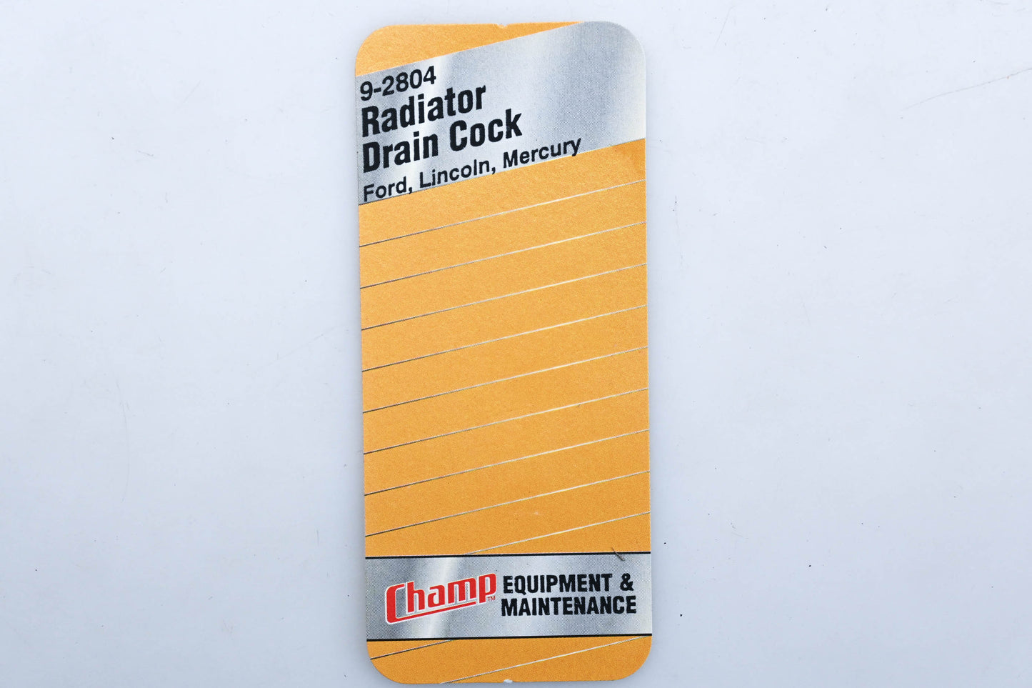 Champ 9-2804 Radiator Drain Cock NOS