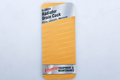 Champ 9-2804 Radiator Drain Cock NOS