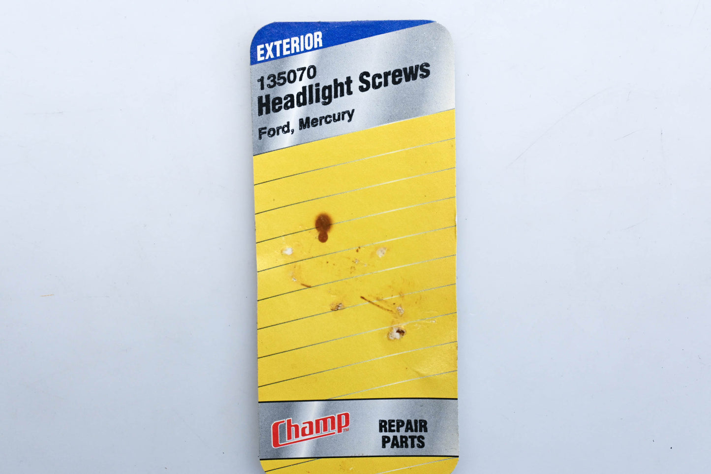 Champ 135070 Headlight Adjusting Screw Kit NOS