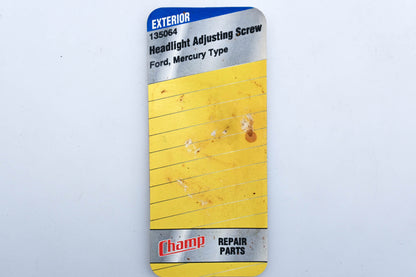 Champ 135064 Headlight Adjusting Screw Kit NOS