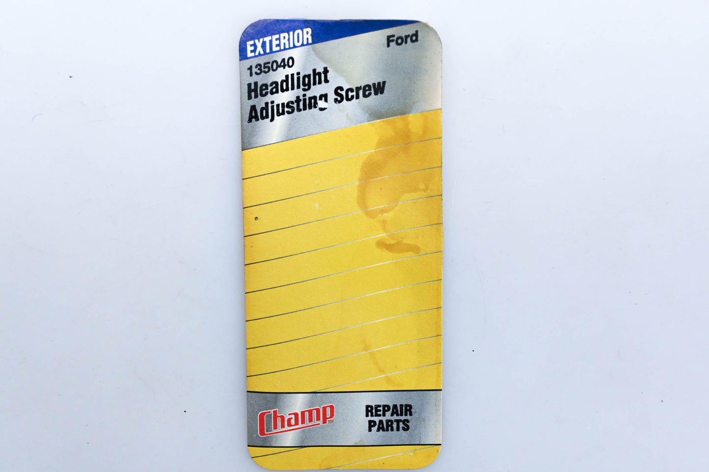 Champ 135040 Headlight Adjusting Screw NOS