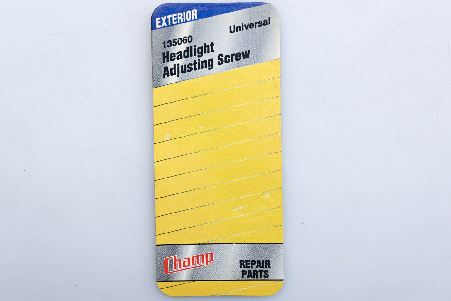 Champ 135060 Headlight Adjusting Screw Kit NOS