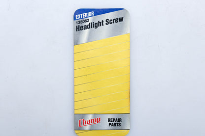Champ 135062 Headlight Adjusting Screw Kit NOS