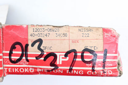 Teikoku Piston Ring 013-3791, 12033-06W20, 40-03247 Nissan Z22 Piston Ring Kit NOS