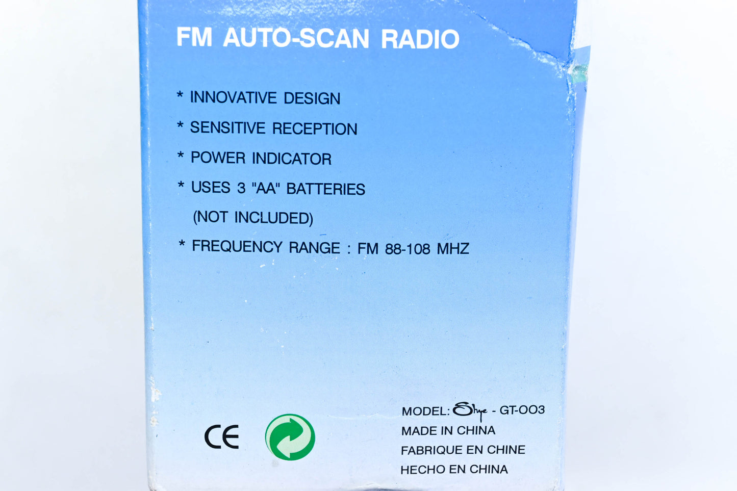 Shye GT-003, PC-2000 PC FM Auto-Scan Radio Kit NOS