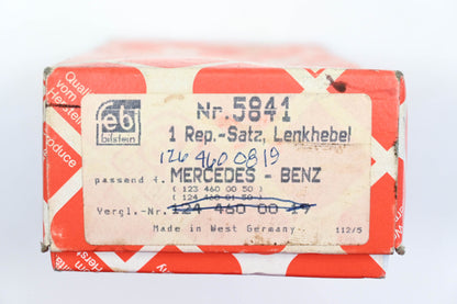 Febi Bilstein 5841, 126 460 0819, 123 460 00 50 Steering Idler Arm Repair Kit NOS