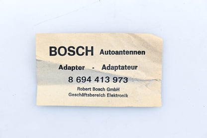 Bosch 8 694 413 973, 8694413973 Volkswagen Audi Antenna Adapter NOS