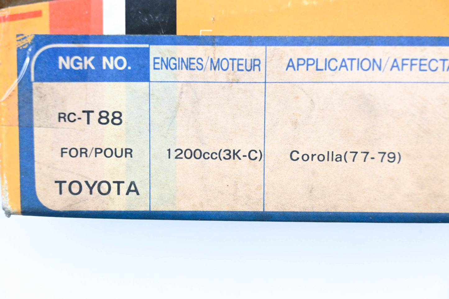 NGK RC-T88 Resistor Spark Plug Wire Kit NOS