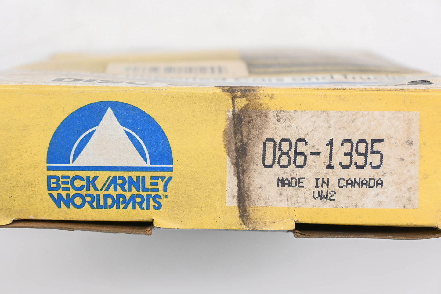 Beck/Arnley 086-1395 Super Deluxe Non-Asbestos Disc Brake Pad Kit NOS