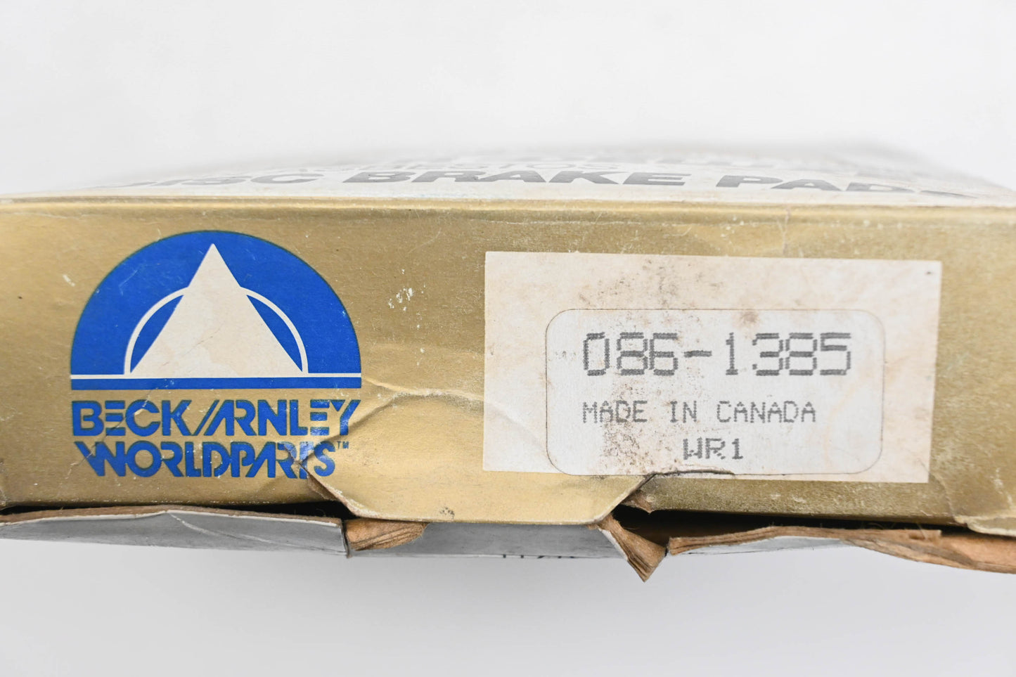 Beck/Arnley 086-1385 Super Deluxe Non-Asbestos Disc Brake Pad Kit NOS