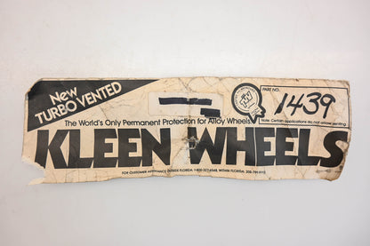 Kleen Wheels 1439 Turbo Vented Dust Shield Kit NOS