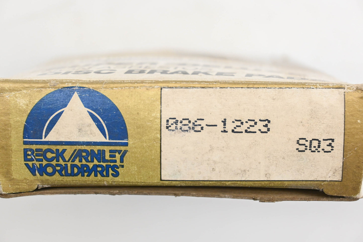 Beck/Arnley 086-1223 Super Deluxe Non-Asbestos Disc Brake Pad Kit NOS