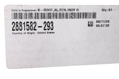 New OEM Polaris 2881582-293 Indy Red Aluminum Roof Kit NOS