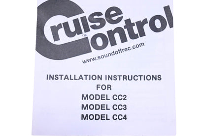 NEP MCCC30-P Cruise Control Throttle Lock Dual Cable CC3 NOS