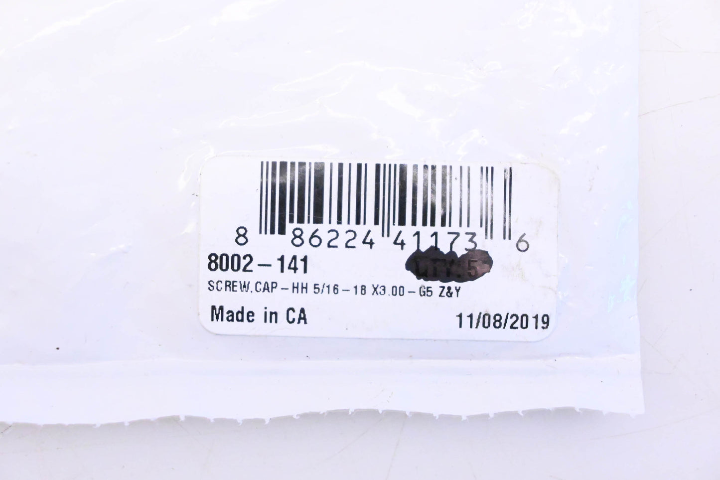 New OEM Arctic Cat 8002-141 Hex Head Cap Screws Qty 3 NOS