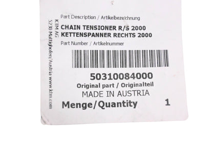 New OEM KTM 50310084000 Chain Tensioner Adjuster Block NOS