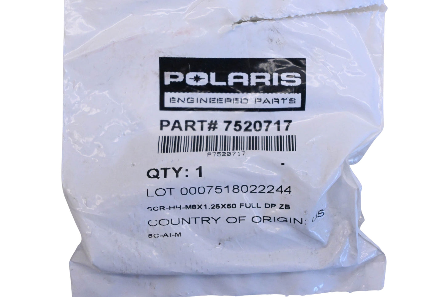 New OEM Polaris 7520717 Hex Head Screw NOS
