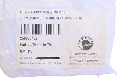 Aftermarket 250000402 Torx-Truss Screws Qty 2 NOS