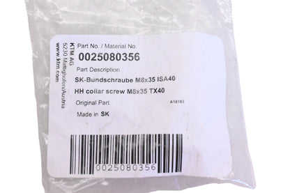 New OEM KTM 0025080356 Collar Screws Qty 3 NOS