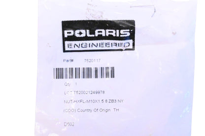 New OEM Polaris 7520117 Hex Flange Nut NOS