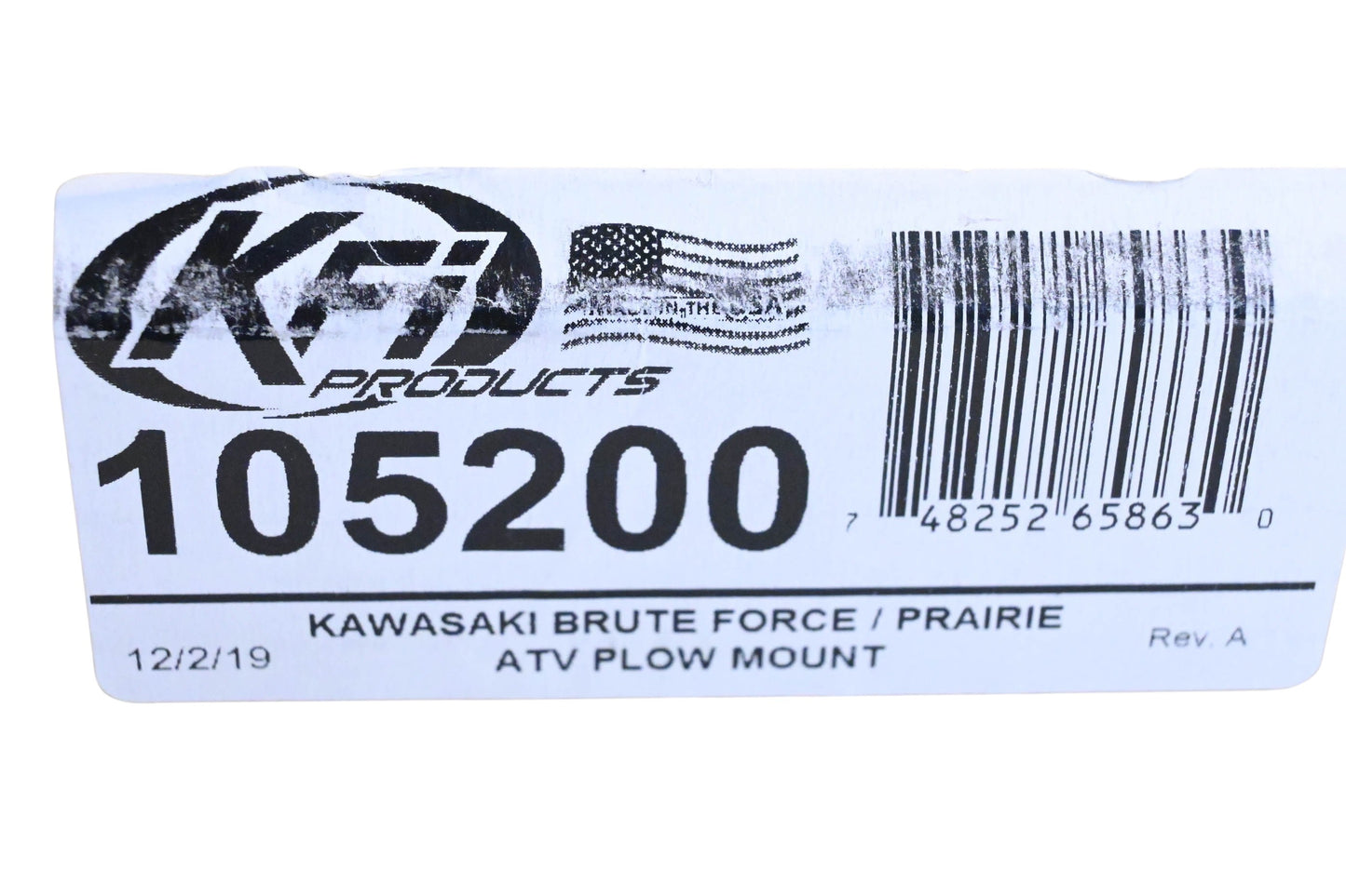 KFI 105200 Winch Plow Mount NOS