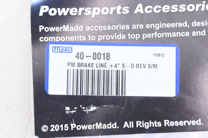 Power Madd 40-0018, 45608 Extended Brake Line NOS