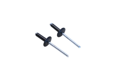 Aftermarket 36037 Black Rivets Qty 2 NOS