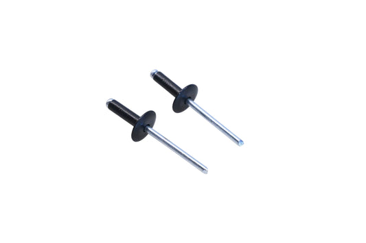 Aftermarket 36037 Black Rivets Qty 2 NOS