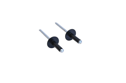 Aftermarket 36037 Black Rivets Qty 2 NOS