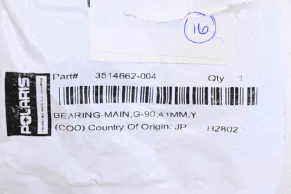 New OEM Polaris 3514662-004 Main Bearing NOS