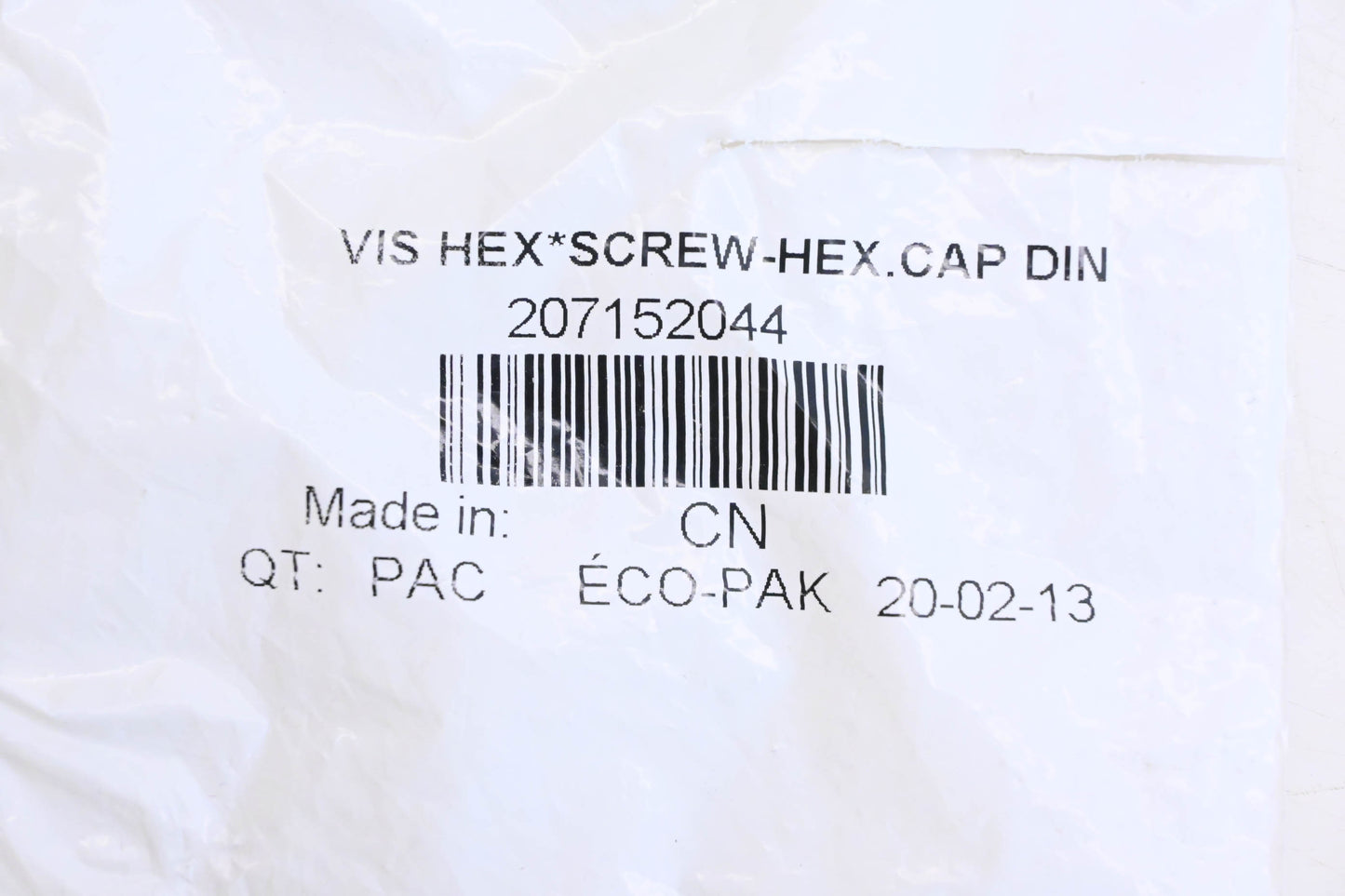 Aftermarket 207152044 Hex Cap Screws Qty 3 NOS