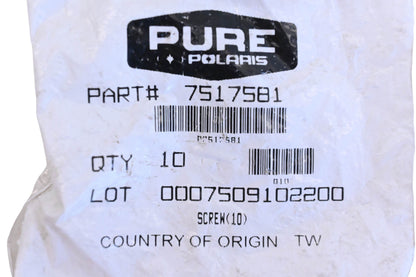 New OEM Polaris 7517581 Screw NOS
