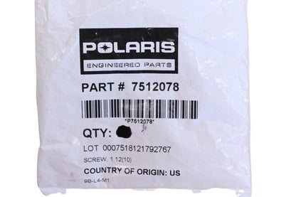 New OEM Polaris 7512078 Screws Qty 2 NOS