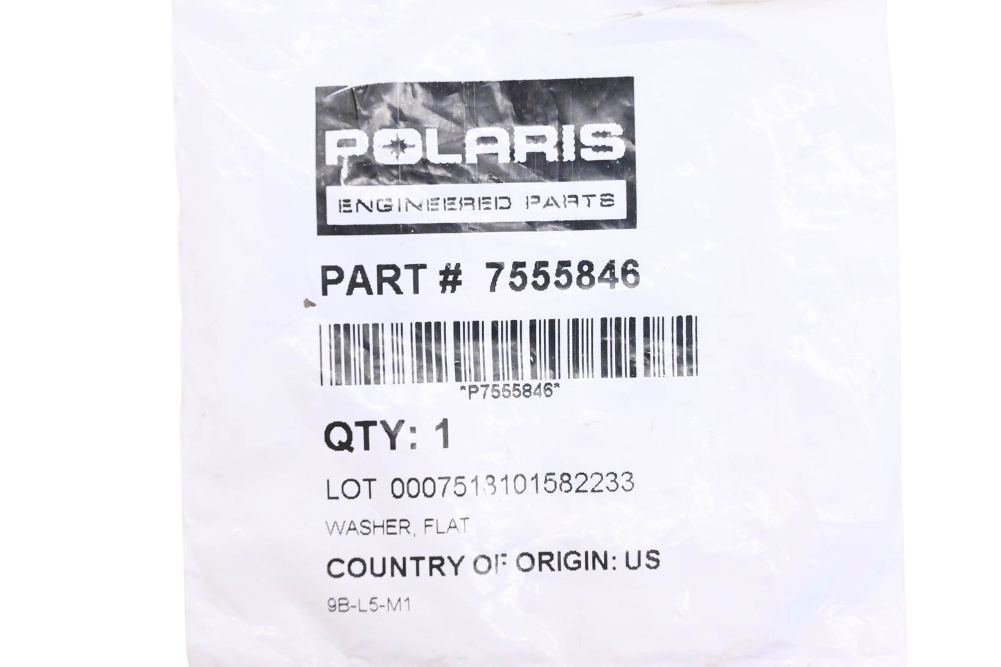 New OEM Polaris 7555846 Flat Washer NOS