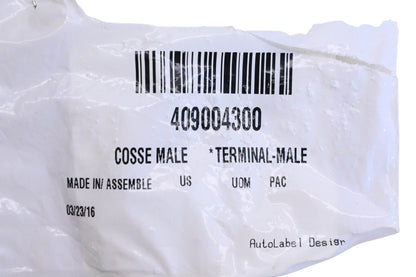 Aftermarket 409004300 Male Terminal NOS