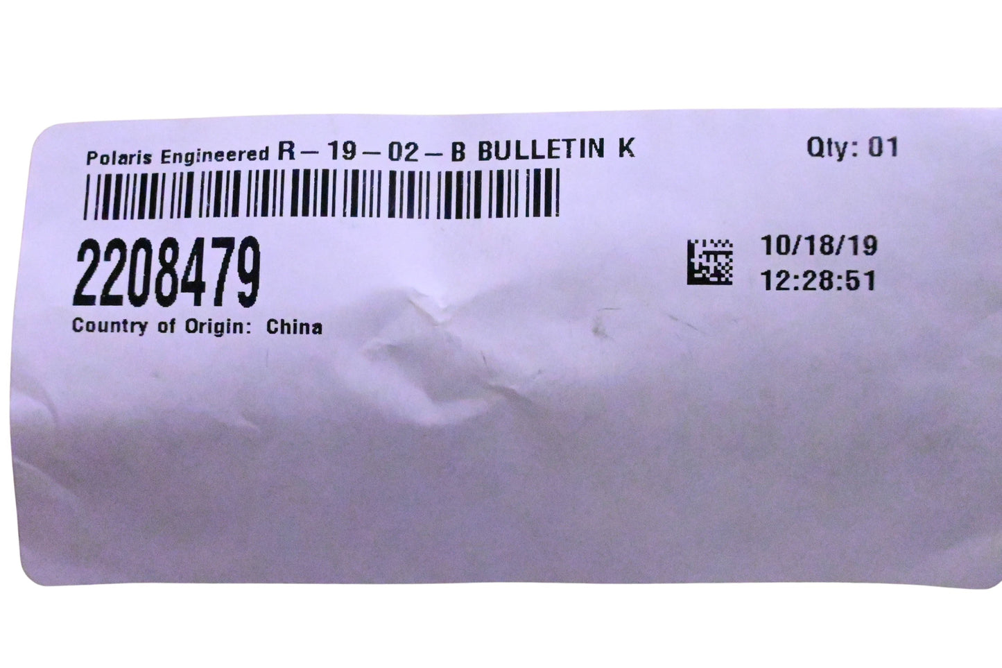 New OEM Polaris 2208479 Bulletin K Clutch Duct Mount Kit NOS
