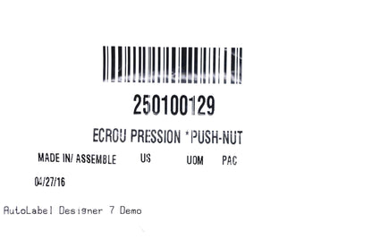 Aftermarket 250100129 Push Nut NOS