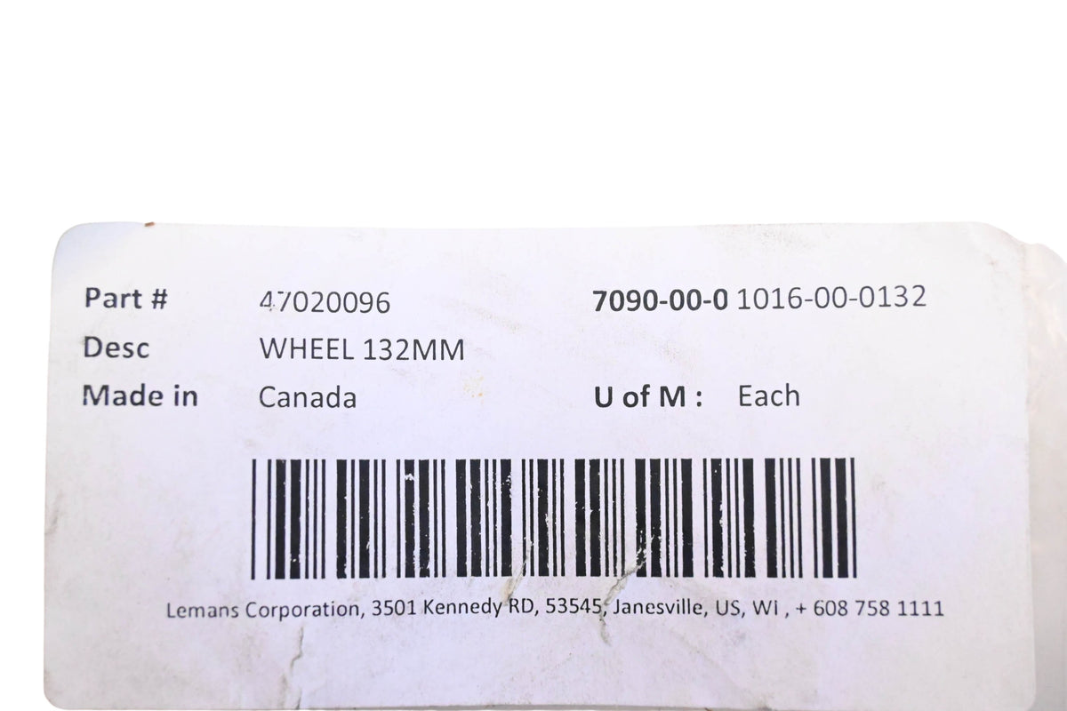 Camso 47020096, 1016-00-0132 132mm 4S Frame Wheel NOS