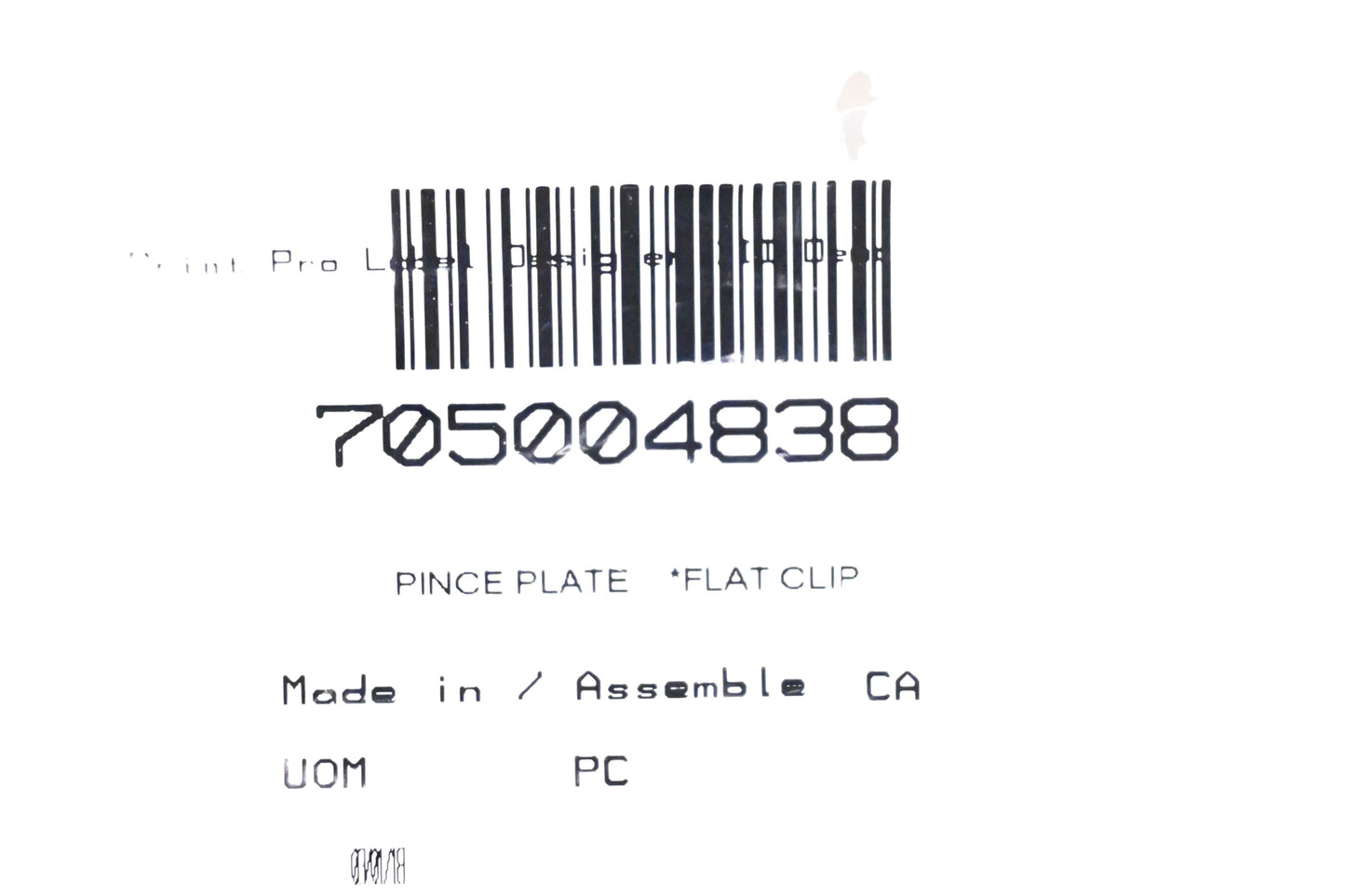 Aftermarket 705004838 Flat Clip NOS