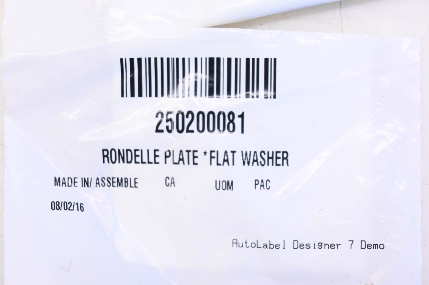 Aftermarket 250200081 Flat Washers Qty 6 NOS