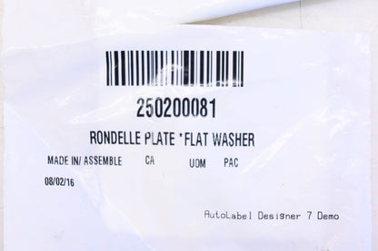 Aftermarket 250200081 Flat Washers Qty 6 NOS