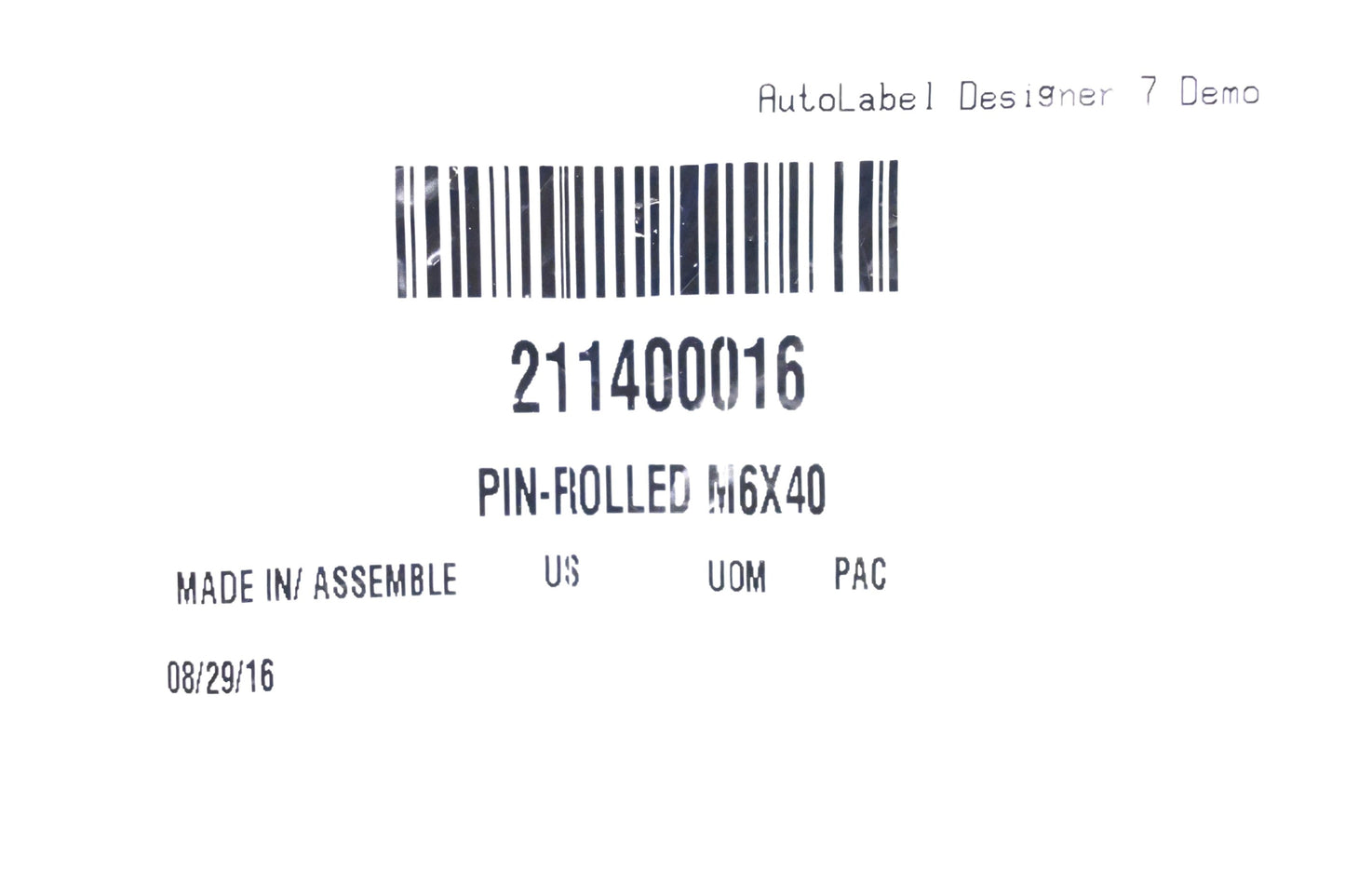 Aftermarket 211400016 Rolled Pins Qty 2 NOS