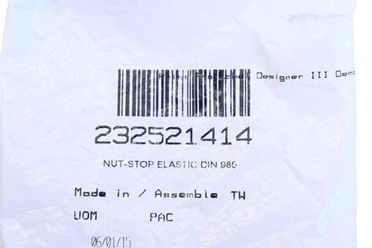 Aftermarket 232521414 Elastic Stop Nut NOS