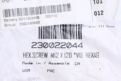 Aftermarket 230022044 Hex Cap Screw NOS