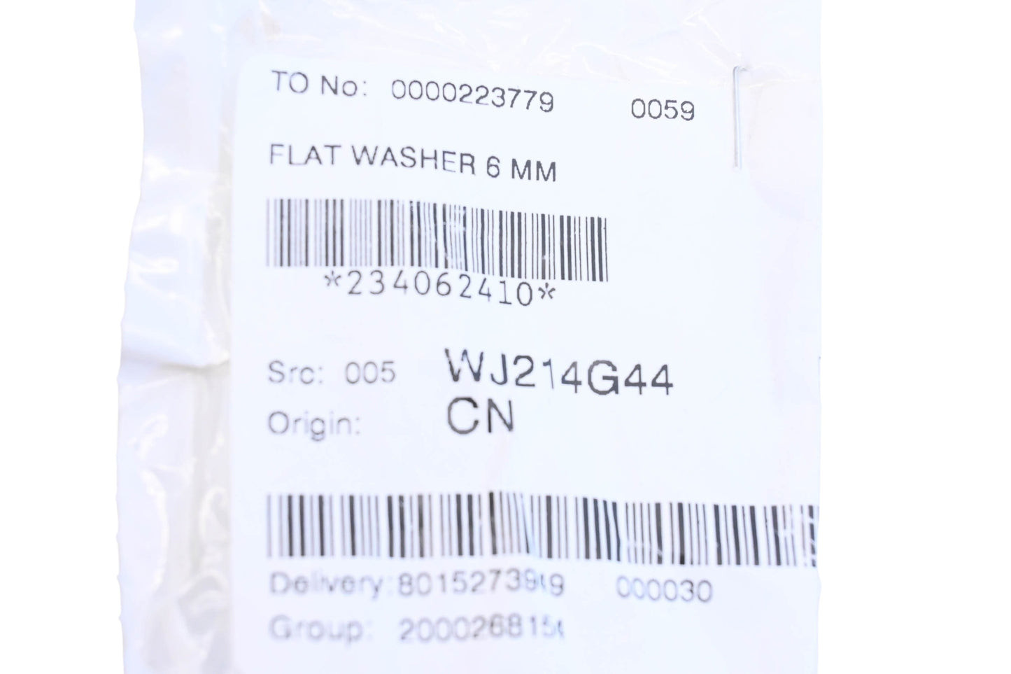 Aftermarket 234062410 Flat Washers Qty 2 NOS