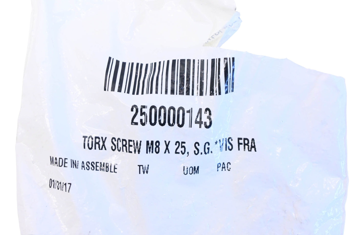 Aftermarket 250000143 Torx Screw NOS