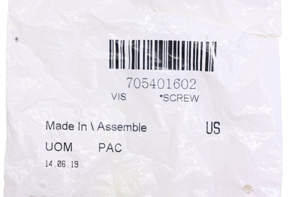 Aftermarket 705401602 Screw NOS