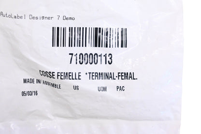 Aftermarket 710000113 Female Terminal NOS