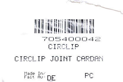 Aftermarket 705400042 Circlip NOS